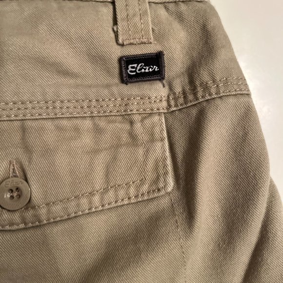 Elixir Men's Khaki Shorts (Size 33 / 100% Cotton / Previously Worn) - Picture 7 of 10